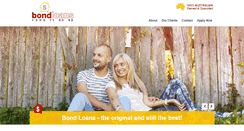 Desktop Screenshot of bond-loans.com.au